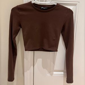 Zara cropped long sleeve